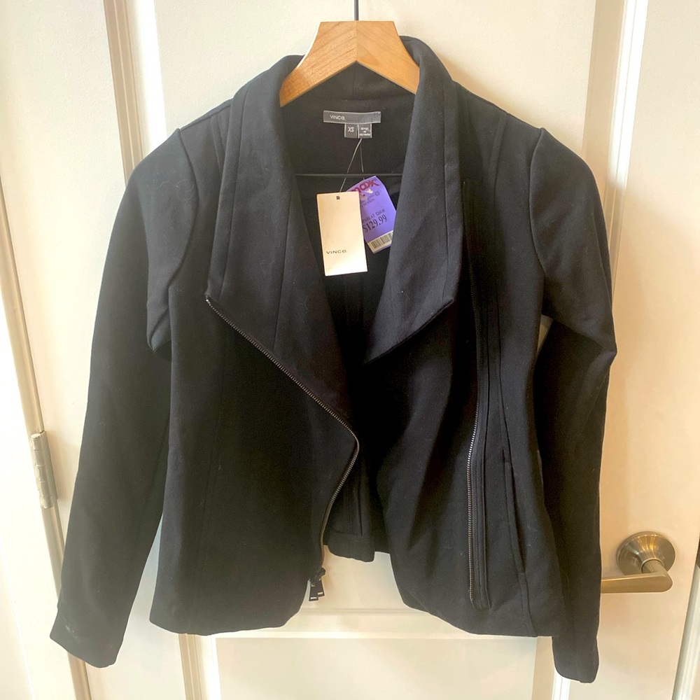 NWT, Vince, Black Jacket, XS